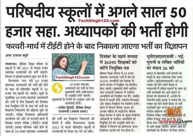 UP Primary Teacher Vacancy 2023 51000 2023
