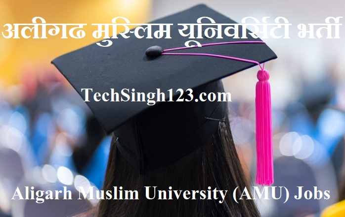 AMU Recruitment AMU Aligarh Jobs Aligarh Muslim University Recruitment