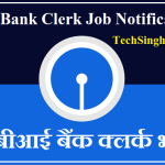 SBI Bank Clerk Recruitment एसबीआई बैंक क्लर्क भर्ती SBI Clerk Notification