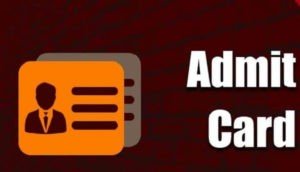 Download Admit Card For Examination