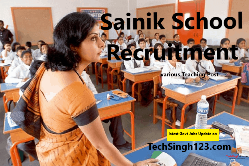 Sainik School Kapurthala Recruitment सैनिक स्कूल कपूरथला भर्ती 