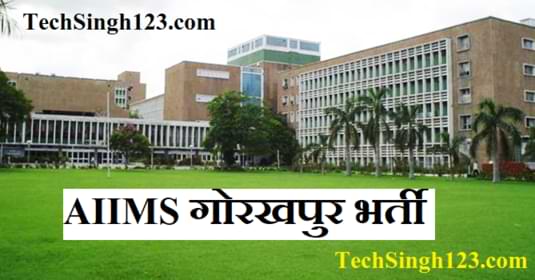 AIIMS Gorakhpur Vacancy AIIMS गोरखपुर भर्ती AIIMS Gorakhpur Recruitment
