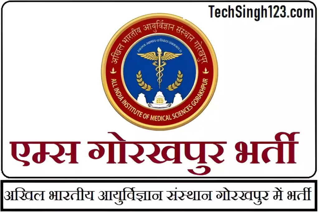 AIIMS Gorakhpur Jobs Bharti AIIMS Gorakhpur Bharti Gorakhpur AIIMS Recruitment