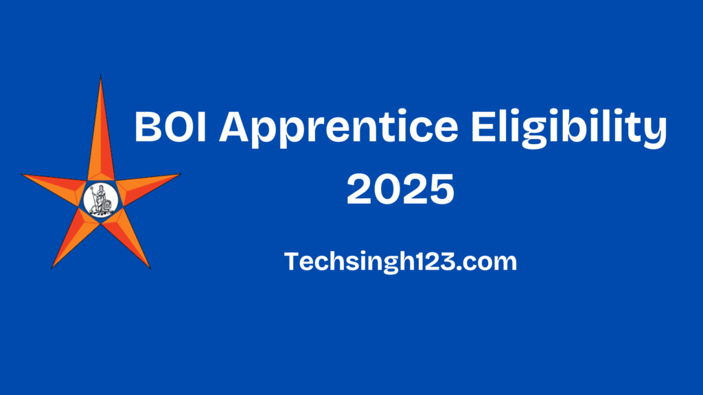 BOI Apprentice Eligibility 2025: Age Limit, Education, and Selection Process✅