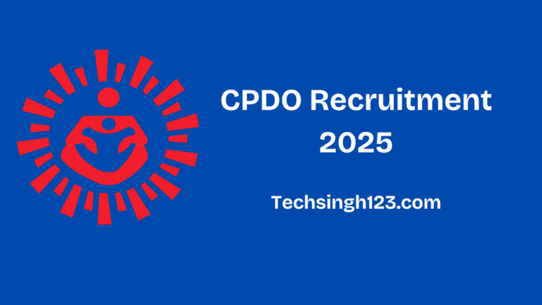 CDPO Recruitment 2025: Eligibility Criteria, Application Procedure, and ...