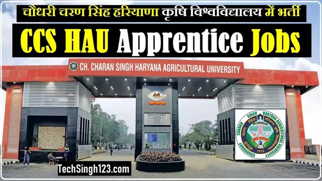 CCS HAU Apprentice Recruitment CCS HAU Hisar Recruitment