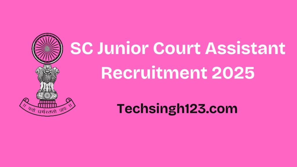 SC Junior Court Assistant Eligibility 2025: Education, Age Limit and Other Requirements✅