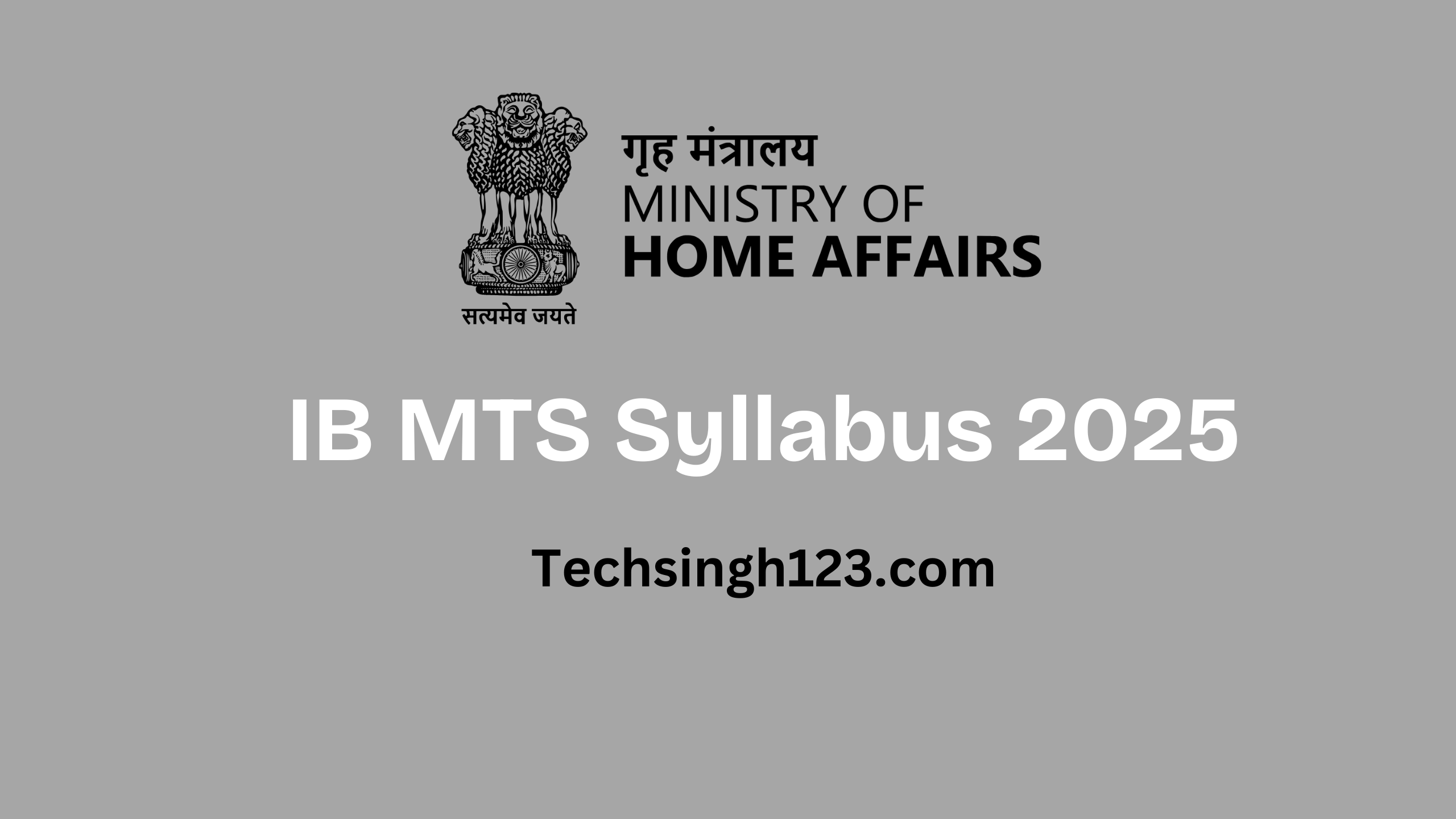 IB MTS Syllabus 2025: Exam Pattern, Subjects, and Important Topics✅