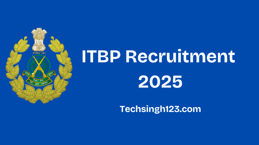 ITBP Recruitment 2025: Important Dates and Application Process✅