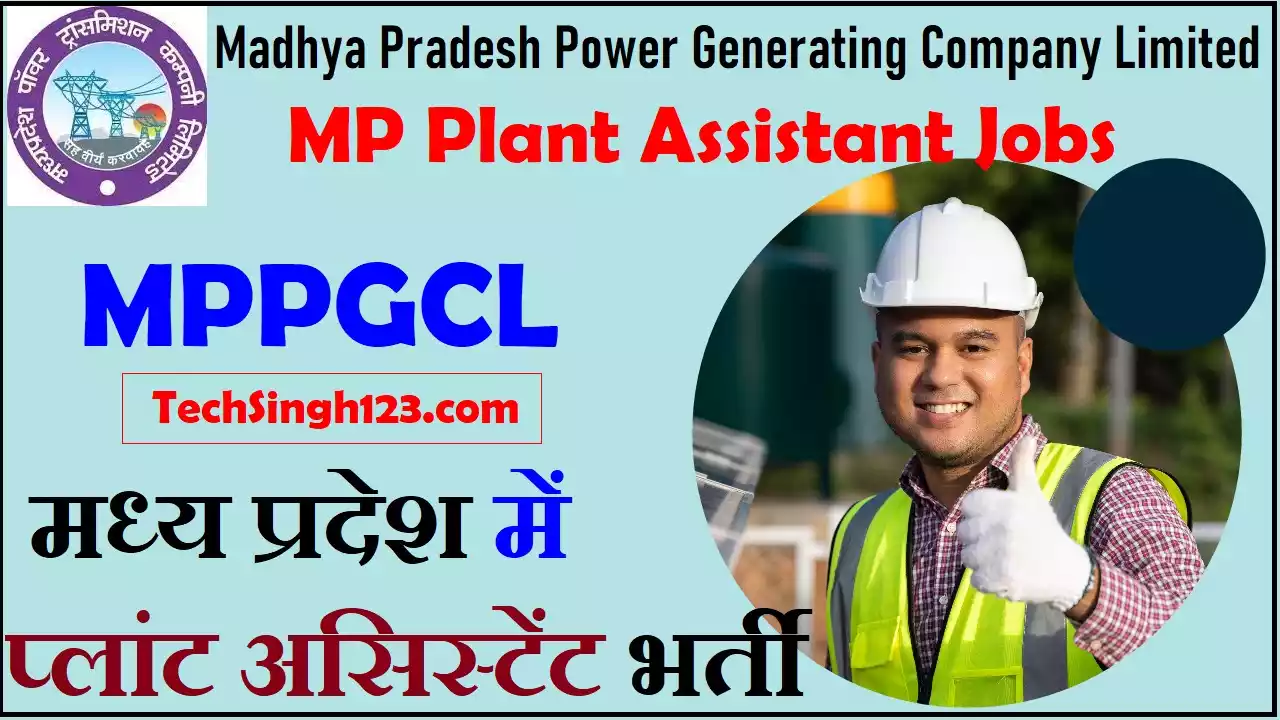 MP Plant Assistant Recruitment MPPGCL Plant Assistant Recruitment