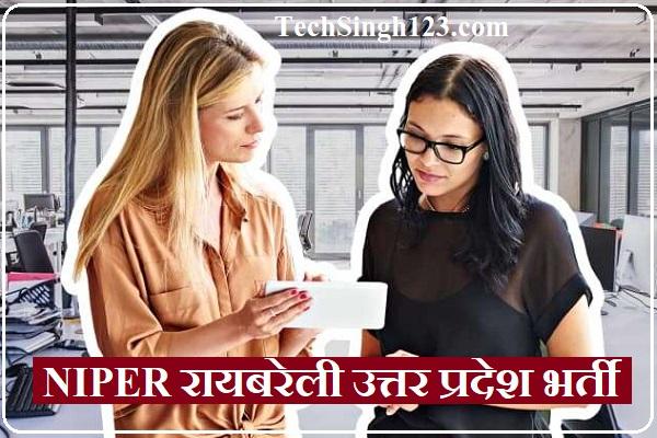 NIPER Raebareli Recruitment NIPER Raebareli UP Recruitment