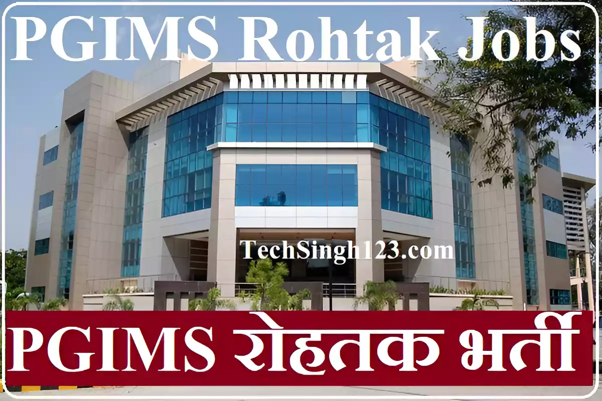 PGIMS Rohtak Bharti PGIMS रोहतक भर्ती