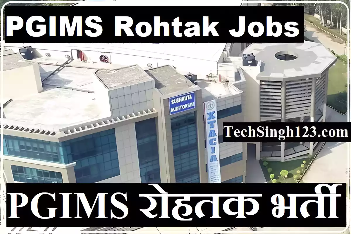 PGIMS Rohtak Recruitment PGIMS Rohtak Bharti PGI Rohtak Recruitment