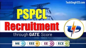 PSPCL Recruitment through GATE PSPCL AE Recruitment