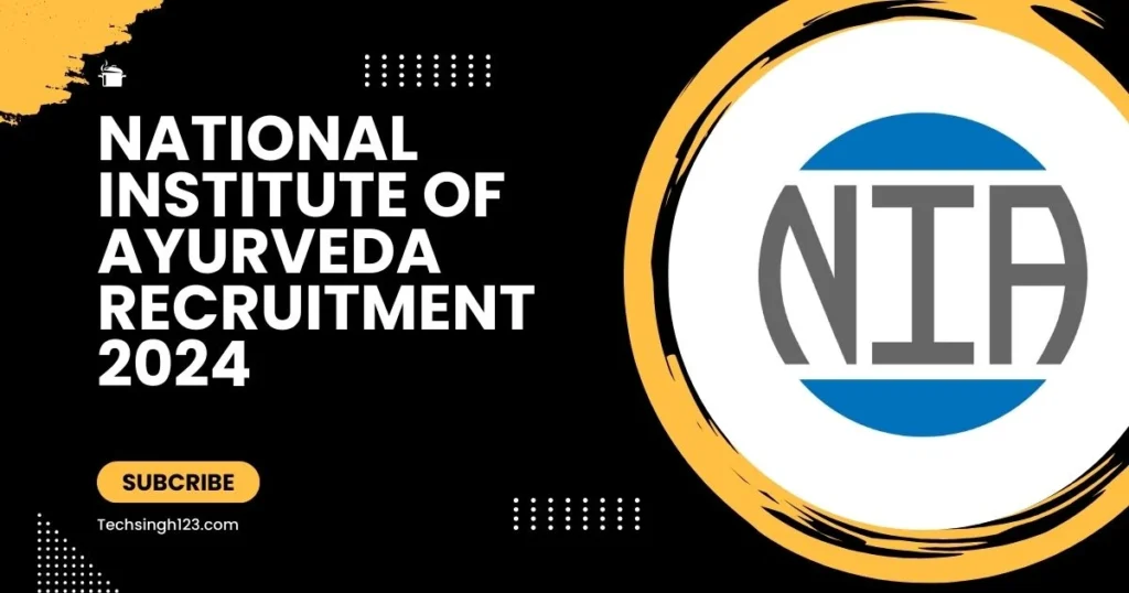 NIA Recruitment 2024 ✅ एमटीएस और अन्य पदों पर भर्ती